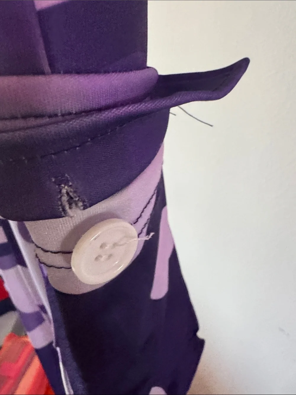 Purple Camo Wide-Leg Cargo Pants - Brand Unspecified